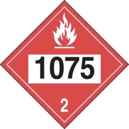 Accuform 4DIGIT DOT PLACARDS HAZARD CLASS 2 MPL724CT50 MPL724CT50